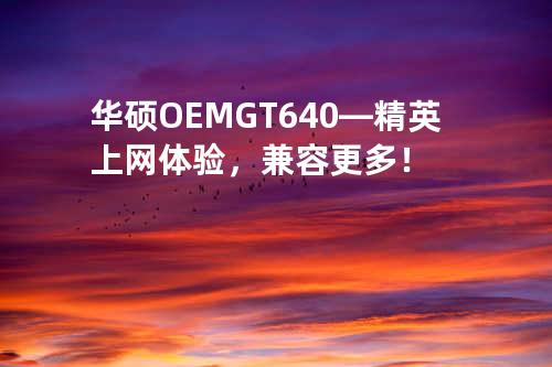 华硕OEM GT640—精英上网体验，兼容更多！
